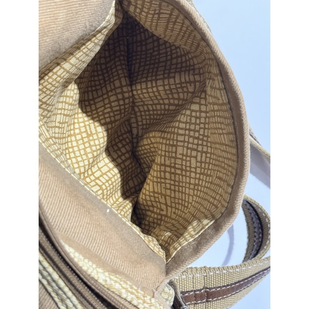 Fossil pocketbook,‎ brown, denim material - Picture 7 of 16